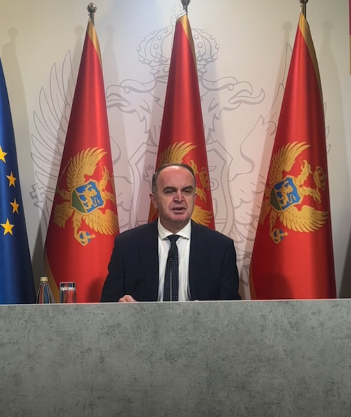 Nik Đeljošaj, stop kadar (Foto: Vlada Crne Gore/Instagram)