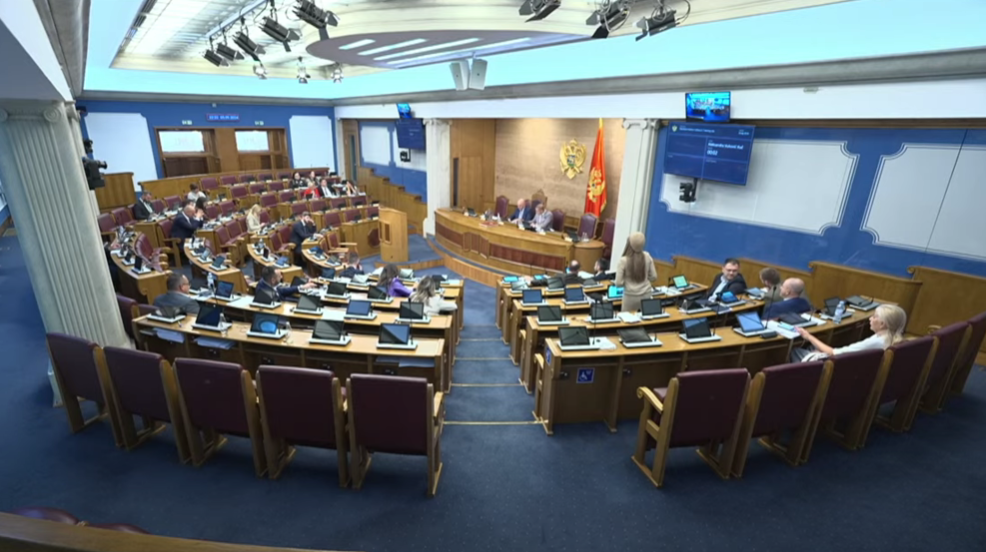 (Foto: Skupština Crne Gore - stop kadar)