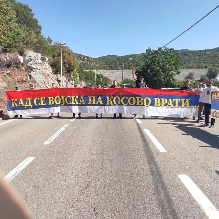 Blokada grupe građana na graničnom prelazu Božaj, septembar 2024. godine