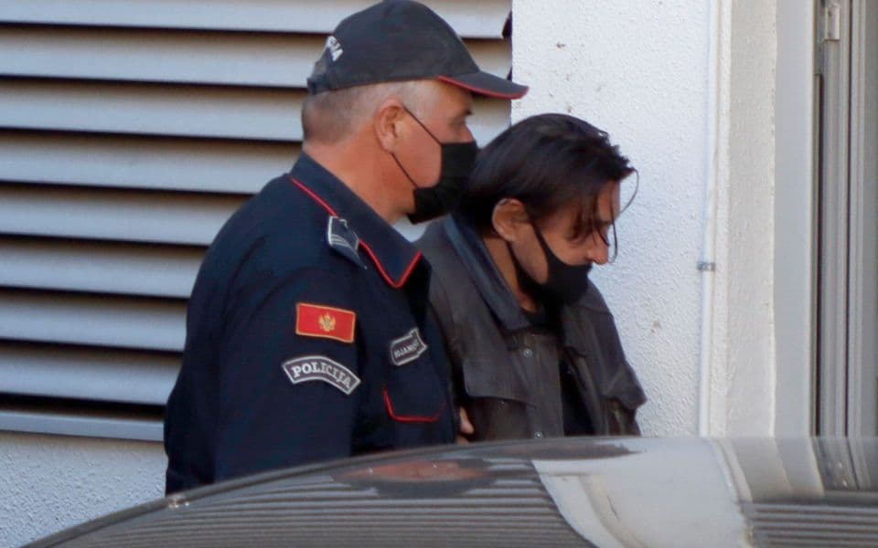 Sa privođenja Pekovića 2021. godine (Foto: Pobjeda)