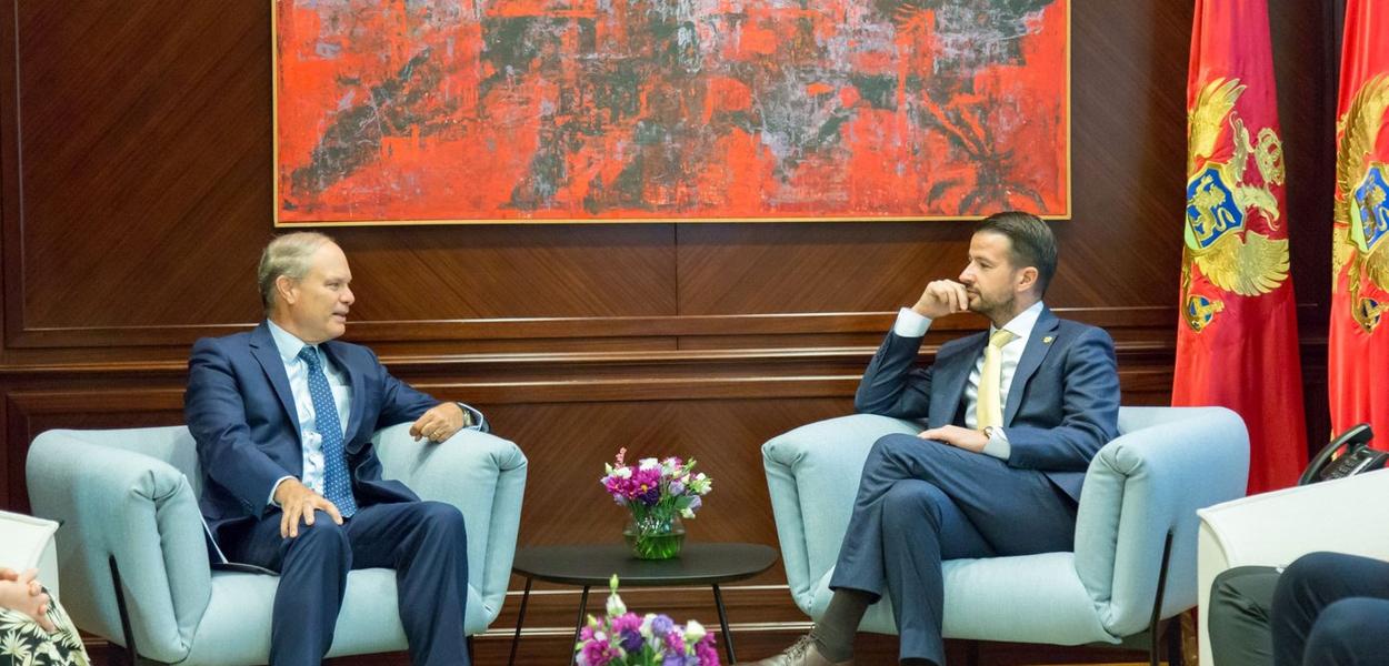 Trokaz i Milatović (Foto: Kabinet predsjednika Crne Gore)