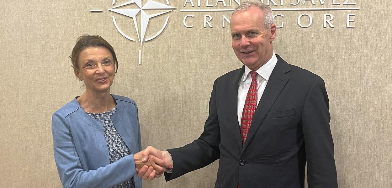 Pejanović-Đurišić i Ruge (Foto: ASCG)