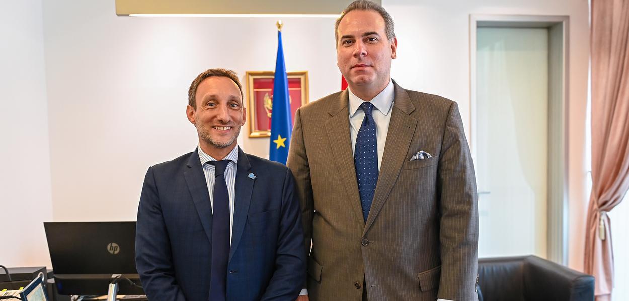 Servadei i Ivanović (Foto: Vlada Crne Gore)