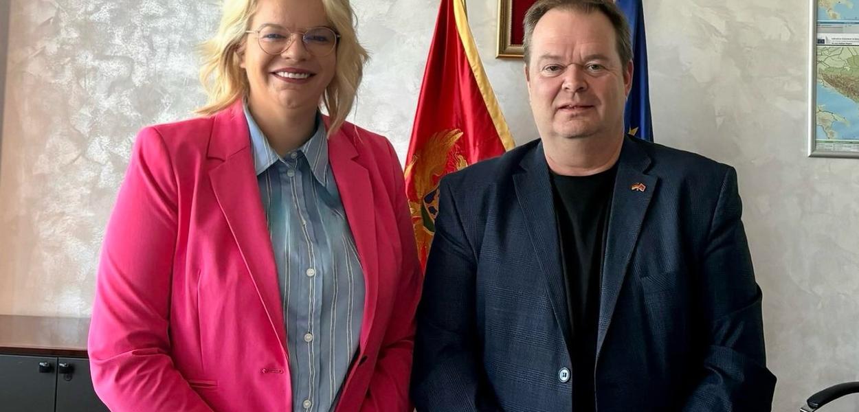 Vukićević i Bader (Foto: Ministarstvo saobraćaja)