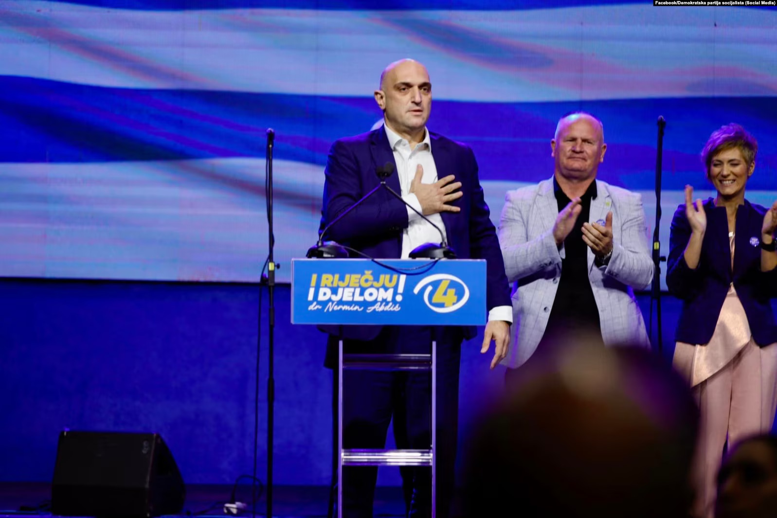 Nosilac izborne liste DPS Nermin Abdić dobio je podršku kolega ljekara