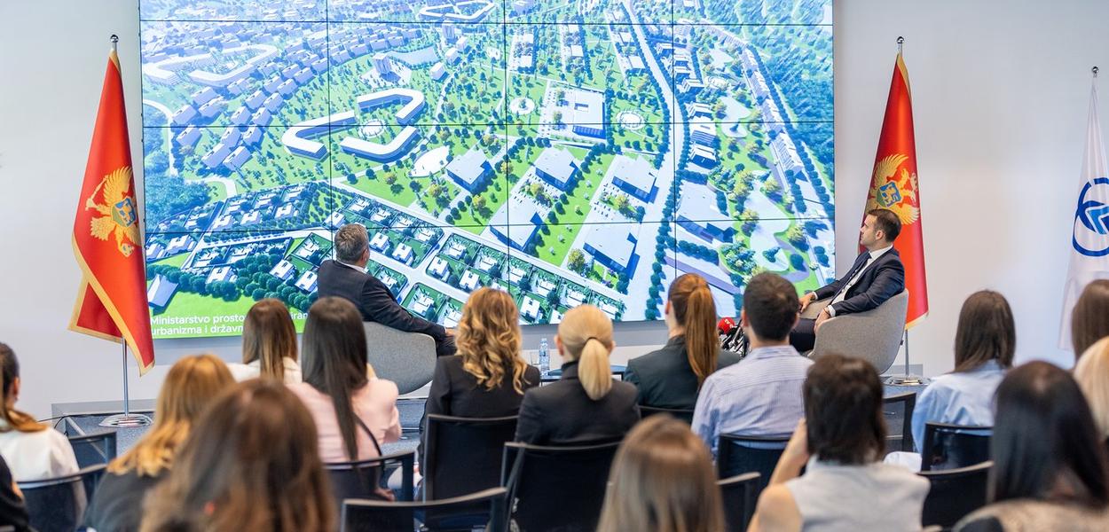 Sa predstavljanja projekta "Velje brdo" (Foto: Vlada Crne Gore)