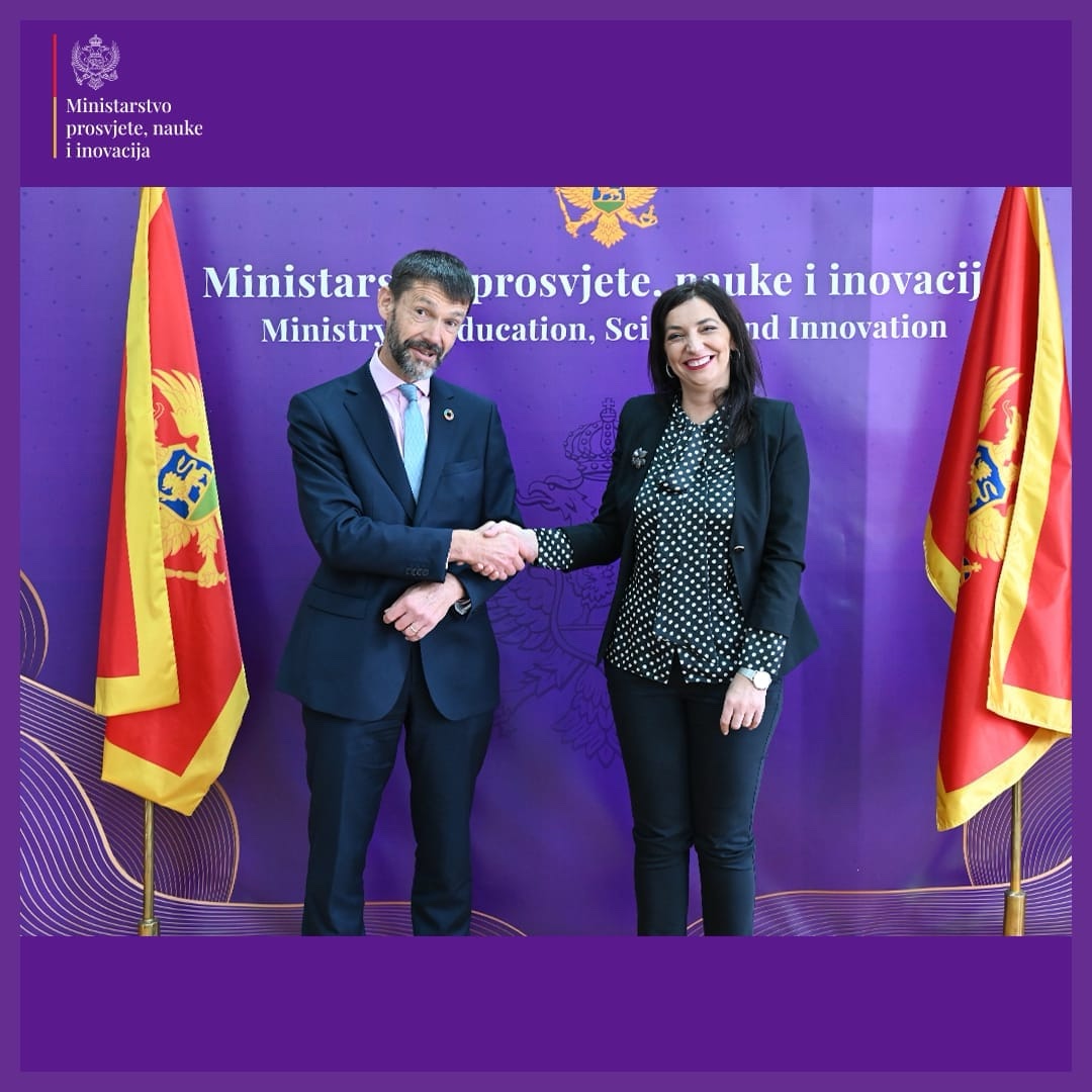 Lardner i Jakšić-Stojanović (Foto: Ministarstvo prosvjete, nauke i inovacija)