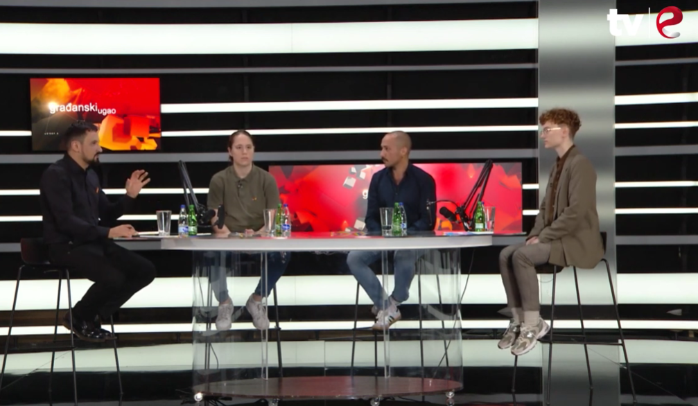 Iz emisije "Građanski ugao" (Foto: TV E - stop kadar)