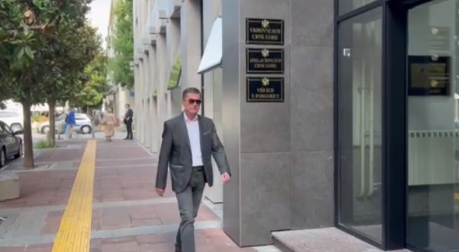 Peruničić dolazi u Viši sud (Foto: Portal ETV)