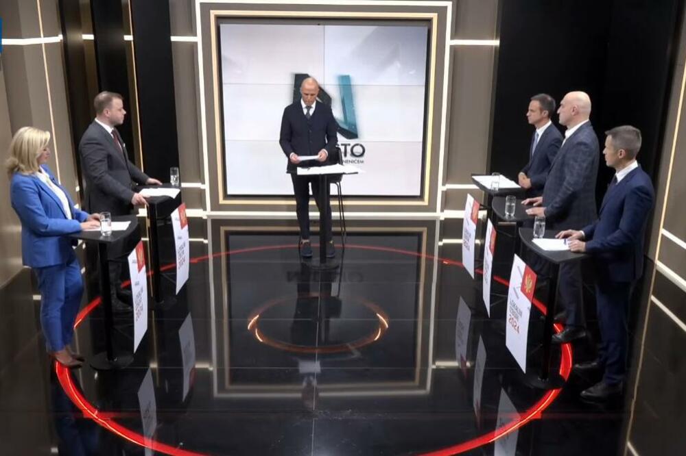 Sa večerašnje debate (Foto: TV Vijesti - stop kadar)