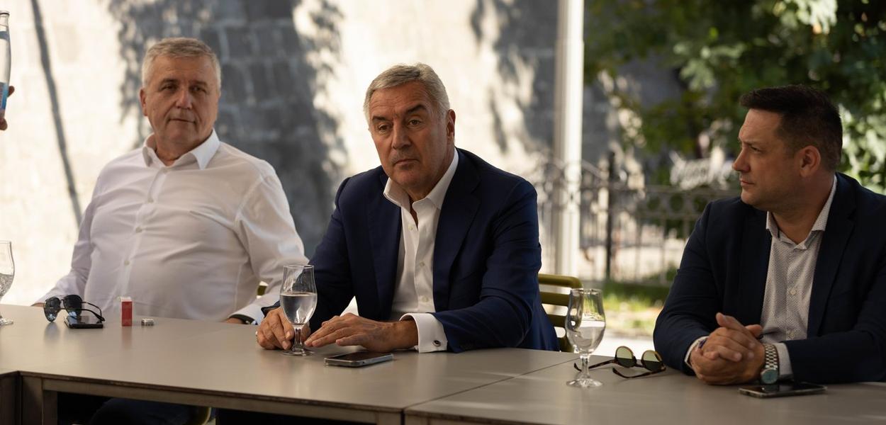 Đukanović u Kotoru (Foto: DPS)