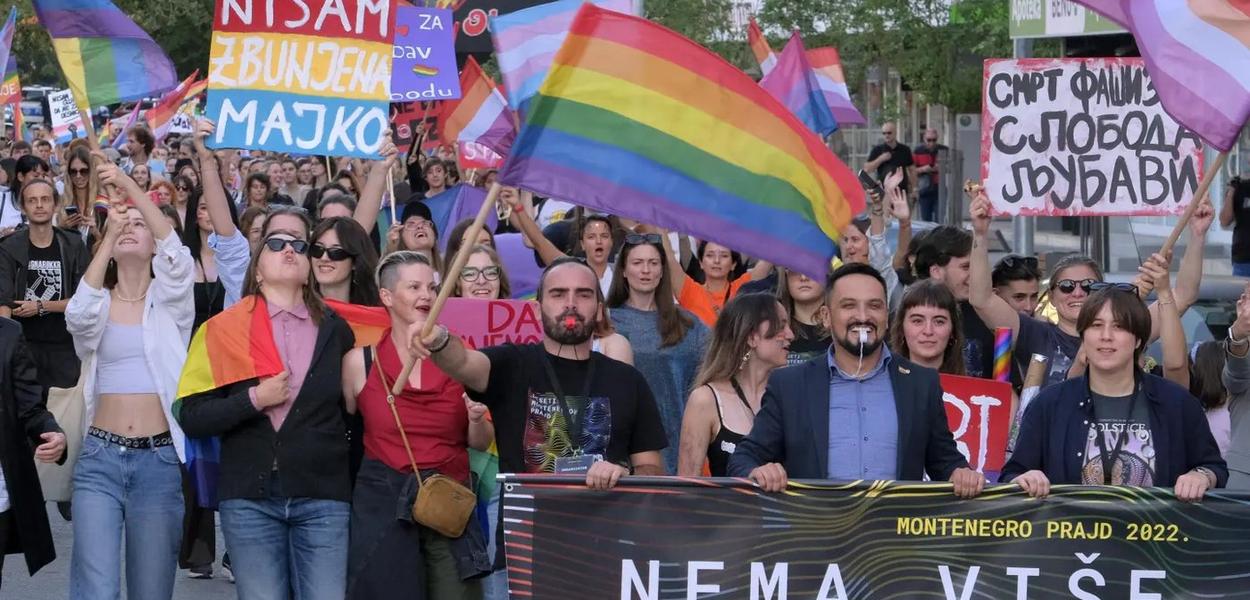 Povorka ponosa, 8. oktobar 2022 (Foto: AP/Risto Božović)