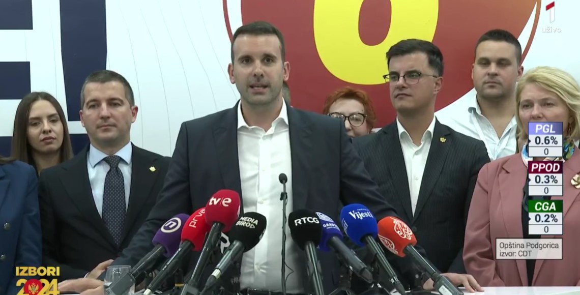 Milojko Spajić (Foto: TVCG - stop kadar)