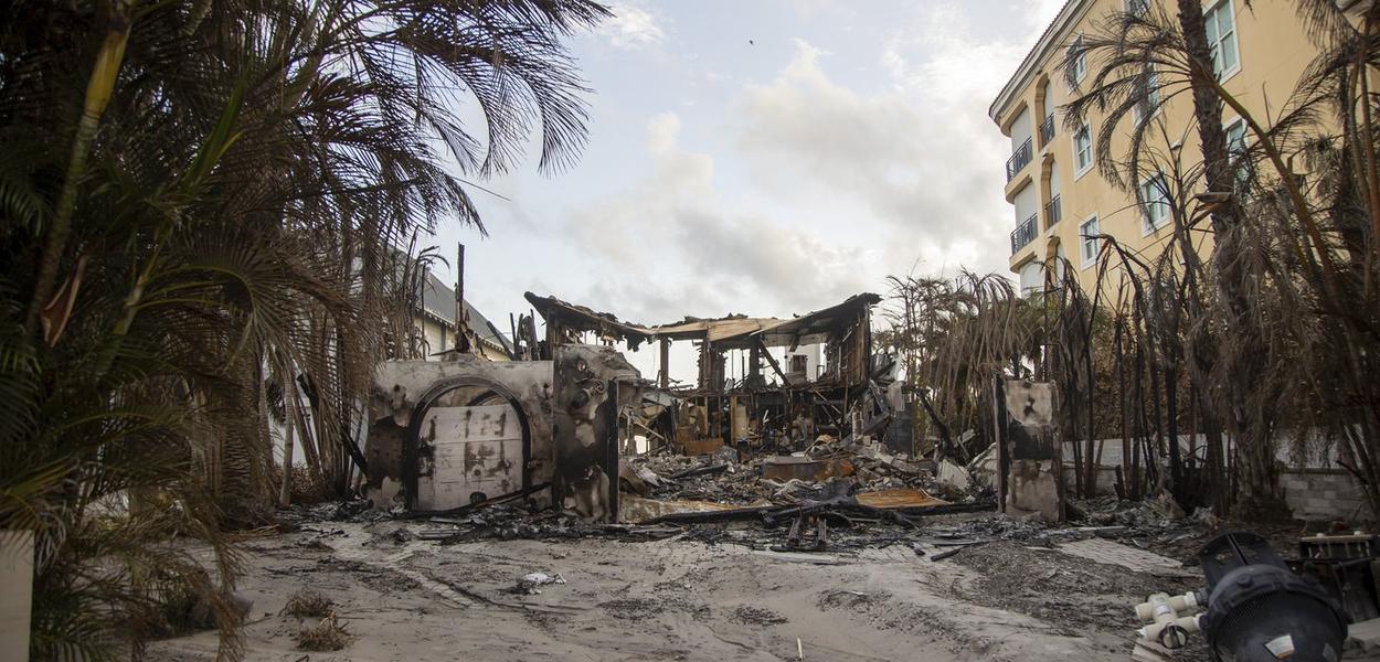 Kompletno uništena kuća u uraganu Helen, Madeira Bič, Florida (Foto: AP/Luis Santana)