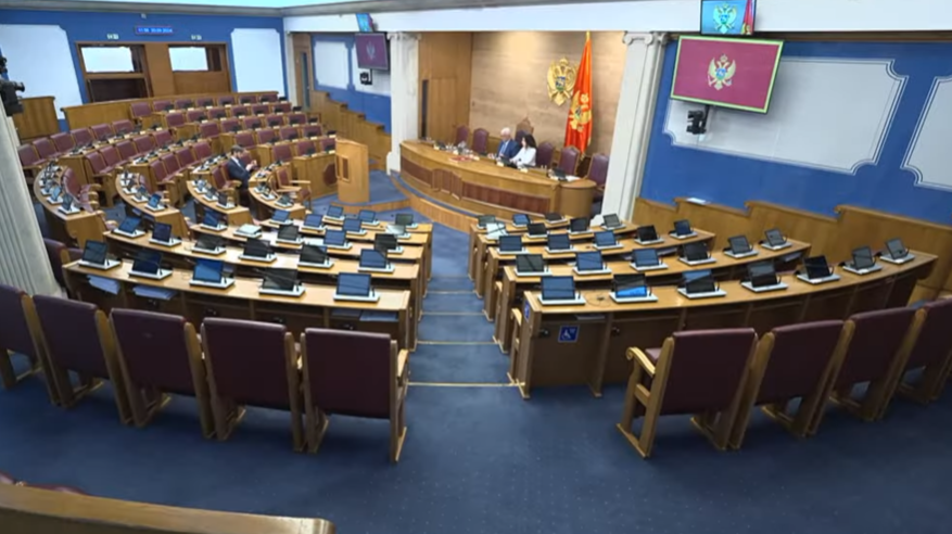 (Foto: Skupština Crne Gore - stop kadar)