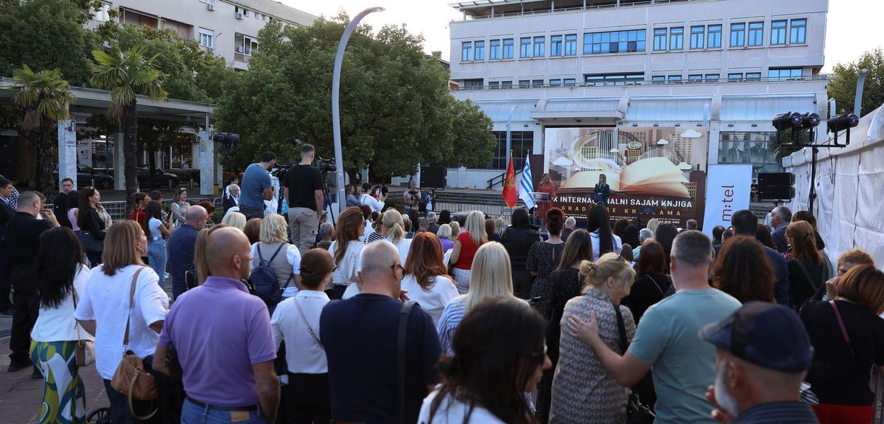 Sa otvaranja Sajma knjiga (Foto: Glavni grad Podgorica)