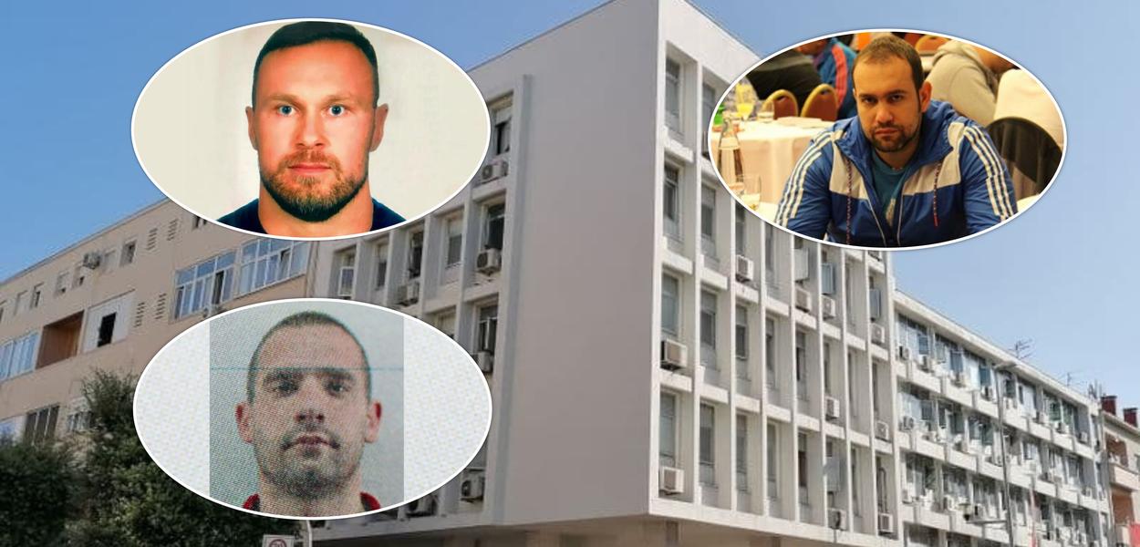 Zvicer, Milošević i Vušović (Foto: Pobjeda/Detective info/MUP Srbije/Privatna arhiva)