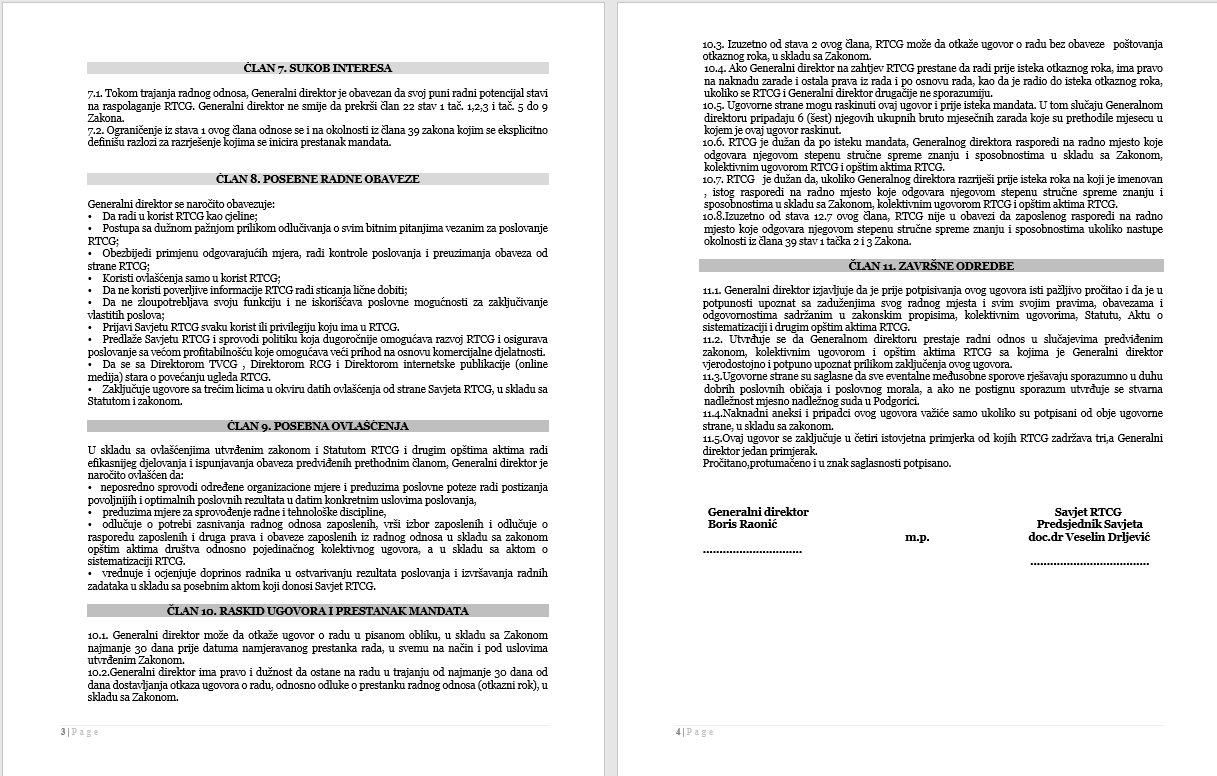 Ugovor Borisa Raonića