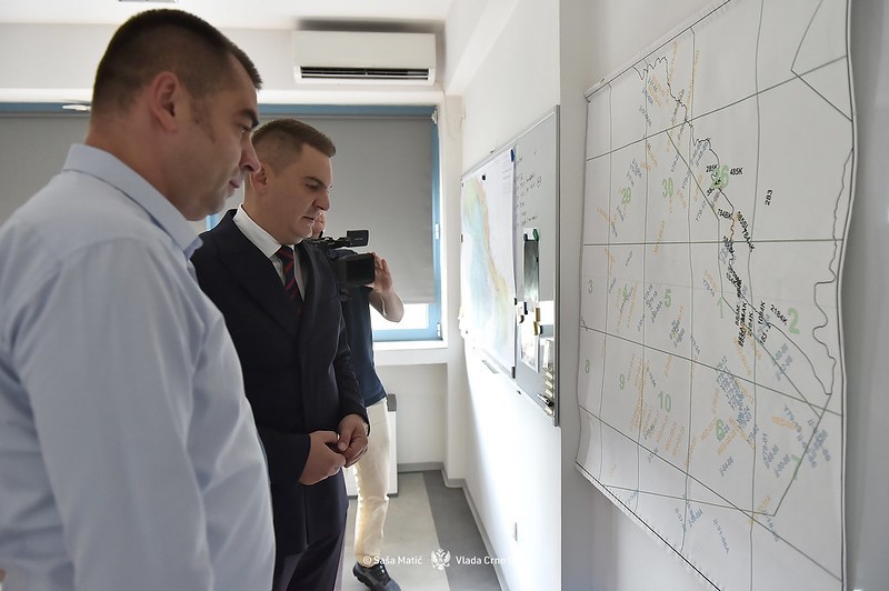 Šahmanović u posjeti Upravi za ugljovodonike (Foto: Blada Crne Gore)