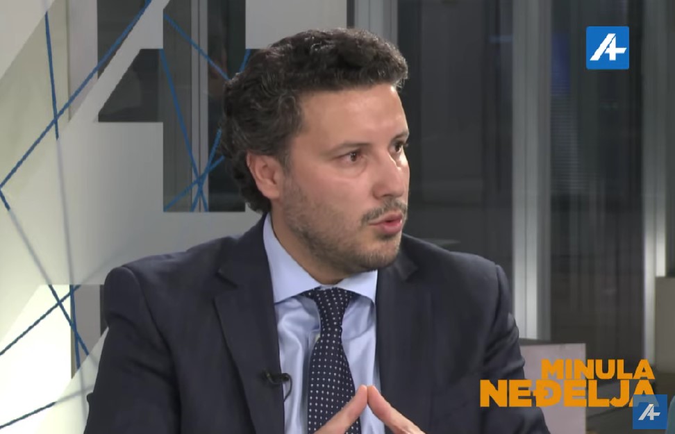 Dritan Abazović (Foto: A Plus TV)