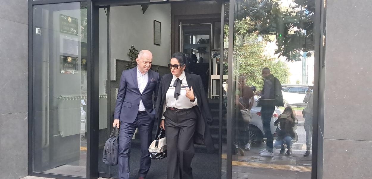 Begović i Medenica izlaze iz suda (Foto: Marija Žižić)