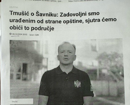 Ljuban Tmušić, izjava 6. oktobra