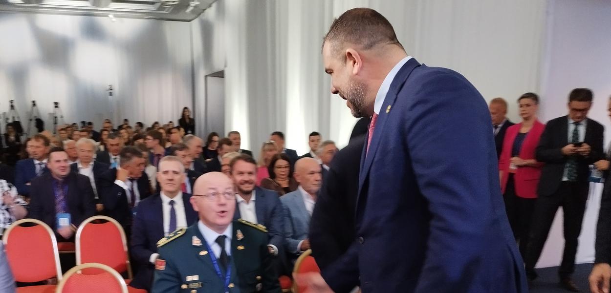 Lazarević i Krapović na 2BS Forumu u Budvi (Foto: Portal ETV/D.M.)