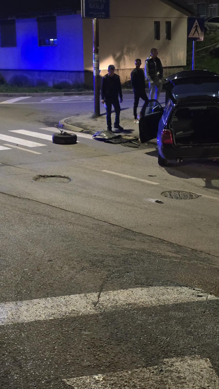 slupano vozilo Milana Lekića