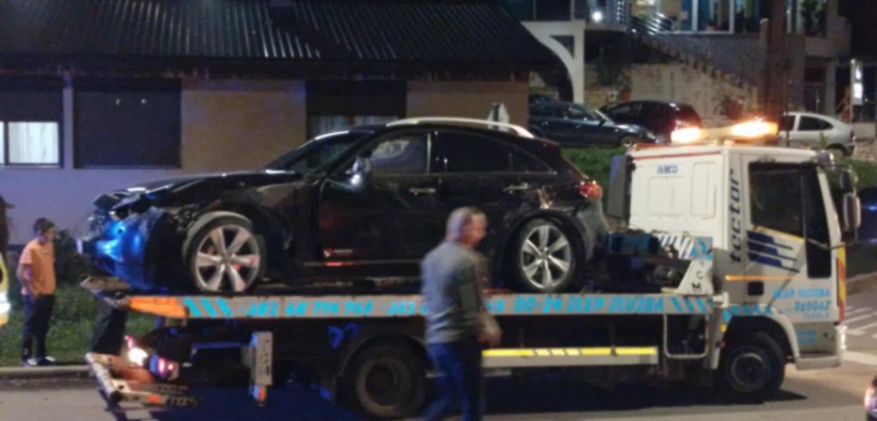 Slupano vozilo Rudnika uglja (Foto: Portal ETV)