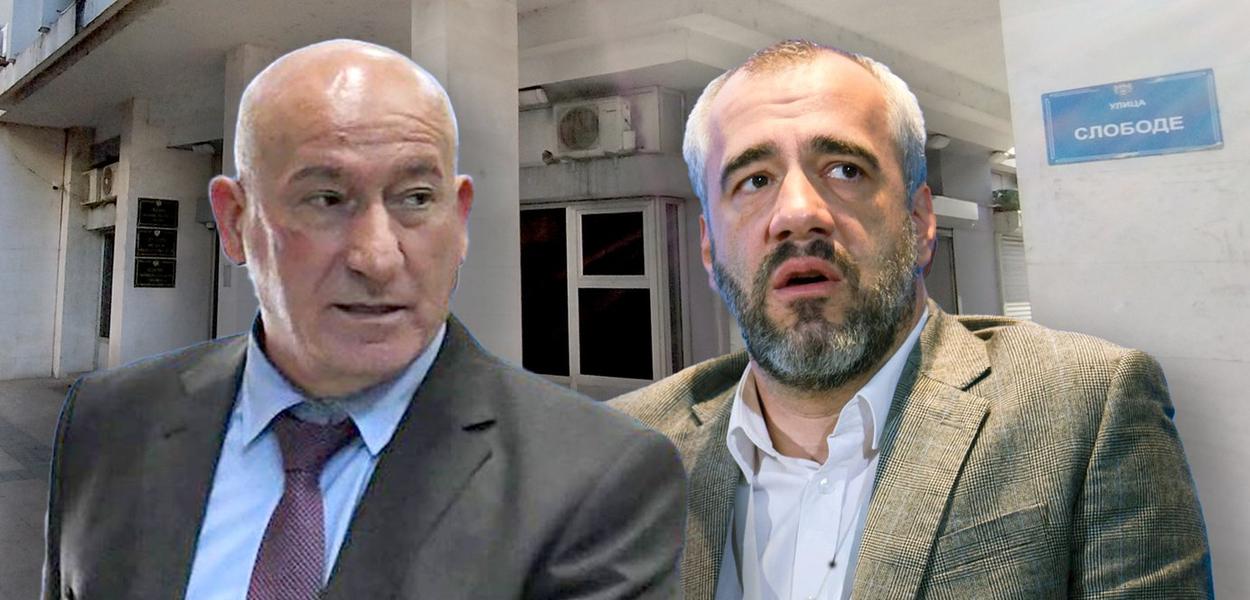 Milivoje Katnić i specijalni tužilac Miloš Šoškić (Foto: Portal ETV)