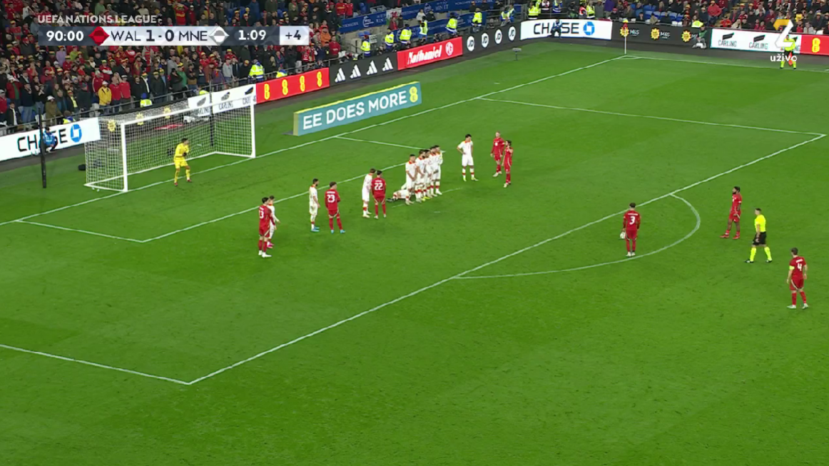 Sa utakmice (skrinšot) (Foto: TVCG)