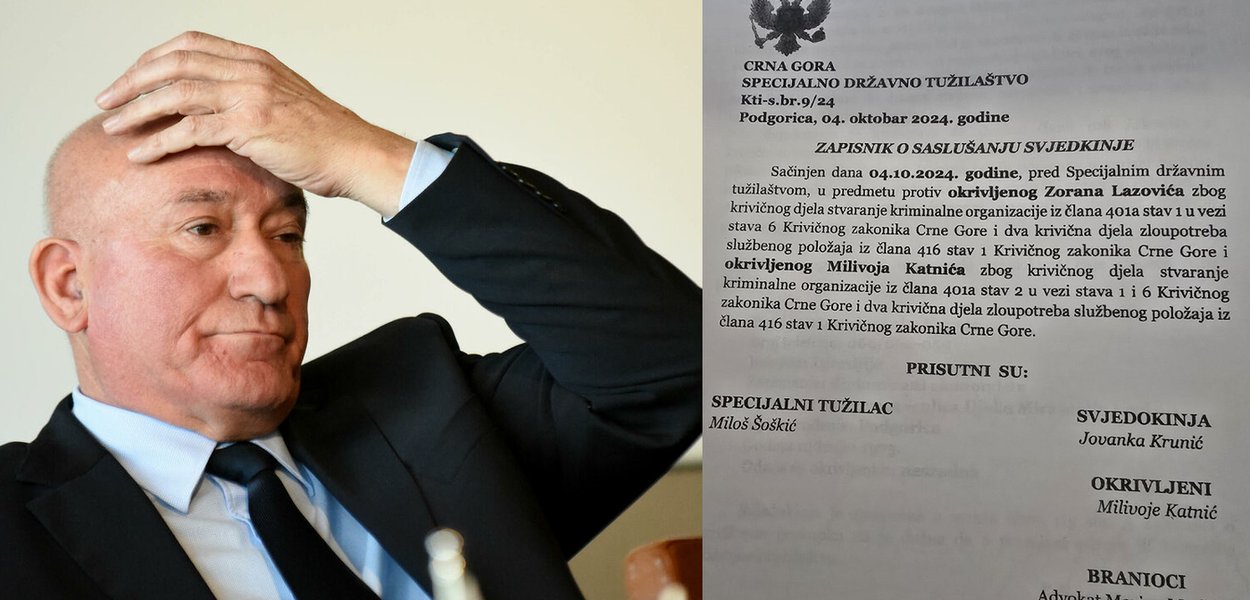 (Foto: IIlustracija: Milivoje Katnić i slika zapisnika sa svjedočenja)