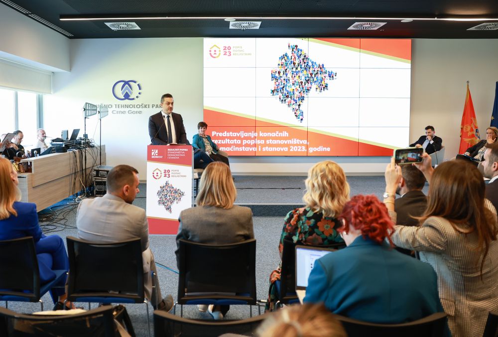 Sa predstavljanja rezultata popisa (Foto: Mediabiro)