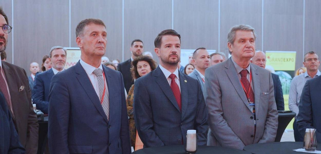 Jakov Milatović na Svjetskom kongresu preduzetnika (Foto: Kabinet predsjednika države)