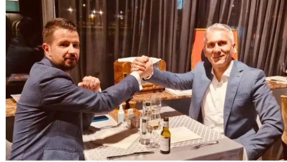 (Foto: SAVEZ : Jakov Milatović i Dejan Vukšić)