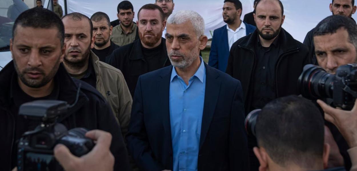 Jahja Sinvar u Gazi (Foto: AP/Fatima Shbair)