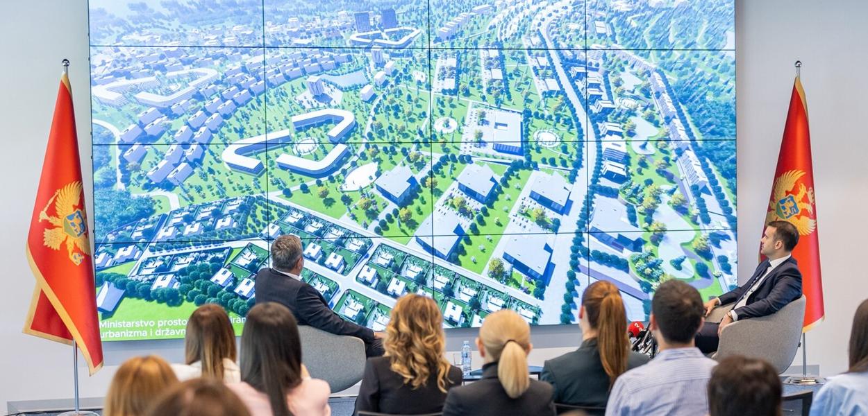 Sa predstavljanja projekta "Velje brdo" (Foto: Vlada Crne Gore)