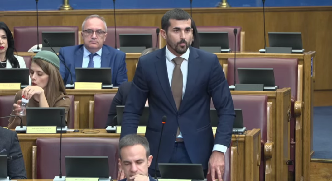 Branislav Nenezić (Foto: Skupština Crne Gore - stop kadar)