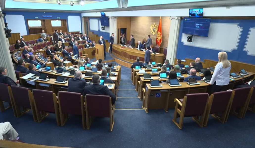 Verbalni duel na ivici incidenta (Foto: Skupština Crne Gore - stop kadar)
