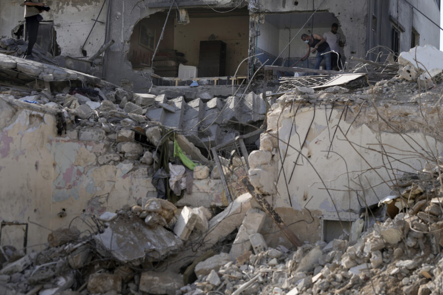 (Foto: AP Photo/Bilal Hussein)