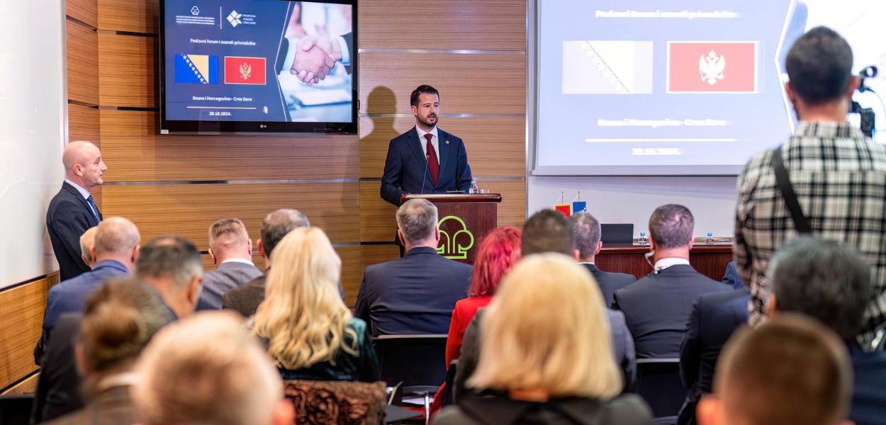 Jakov Milatović u Sarajevu (Foto: Kabinet predsjednika Crne Gore)