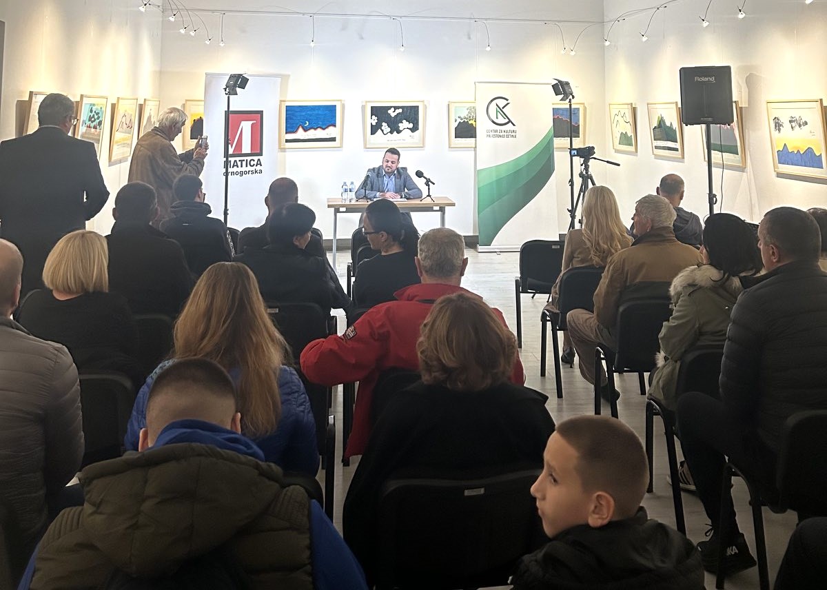 Sa predavanja na Cetinju (Foto: Matica crnogorska)