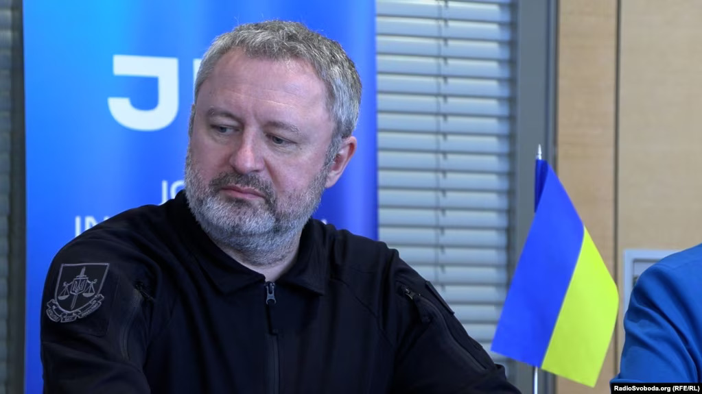 Andrij Kostin na konferenciji u Kijevu, februar 2024. (Foto: RadioSvoboda.org (RFE/RL))