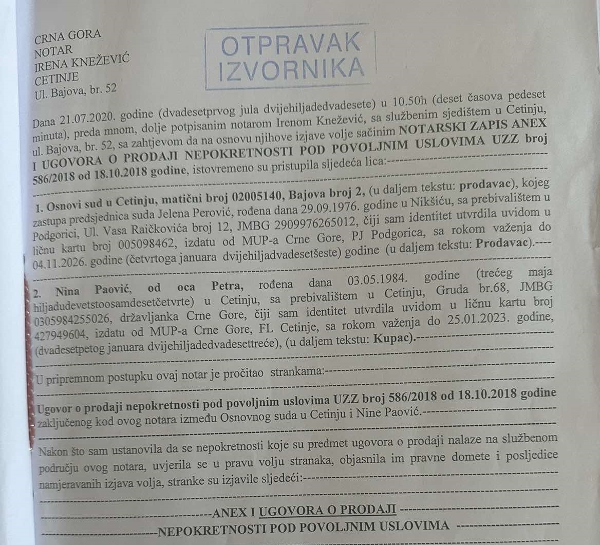 Naslovnica Aneksa ugovora