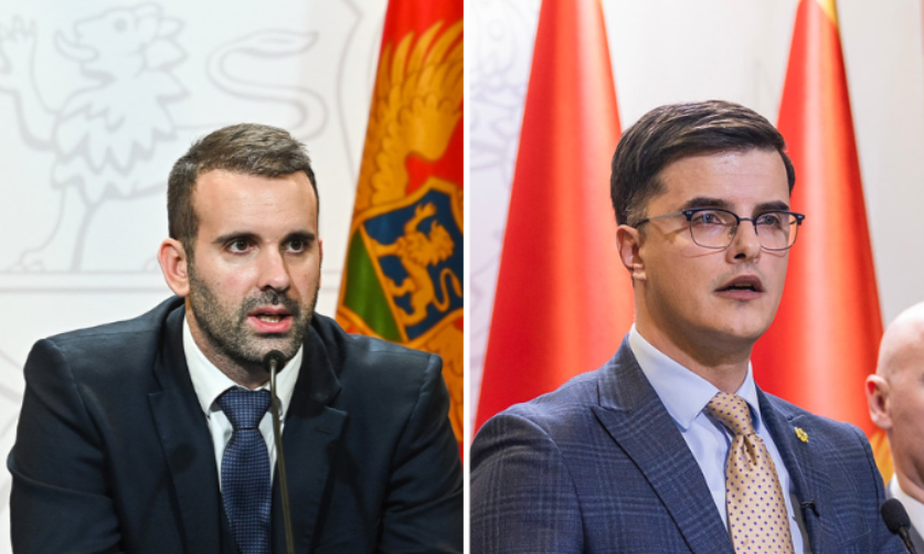 Spajić i Šaranović (Foto: gov.me)