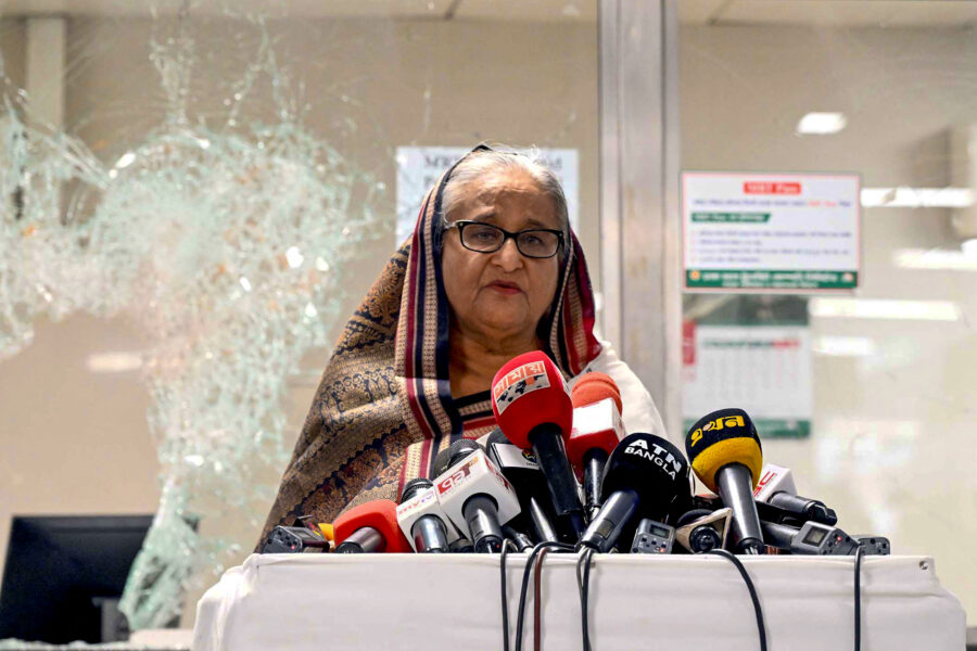 (Foto: AFP PHOTO/Bangladesh Prime Minister's Office)