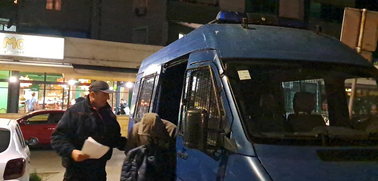 Dovođenje Ljuba Dukića na saslušanje u ODT (Foto: Portal ETV/M.Ž.)