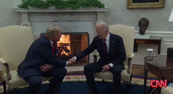 Tramp i Bajden (Foto: CNN - stop kadar)