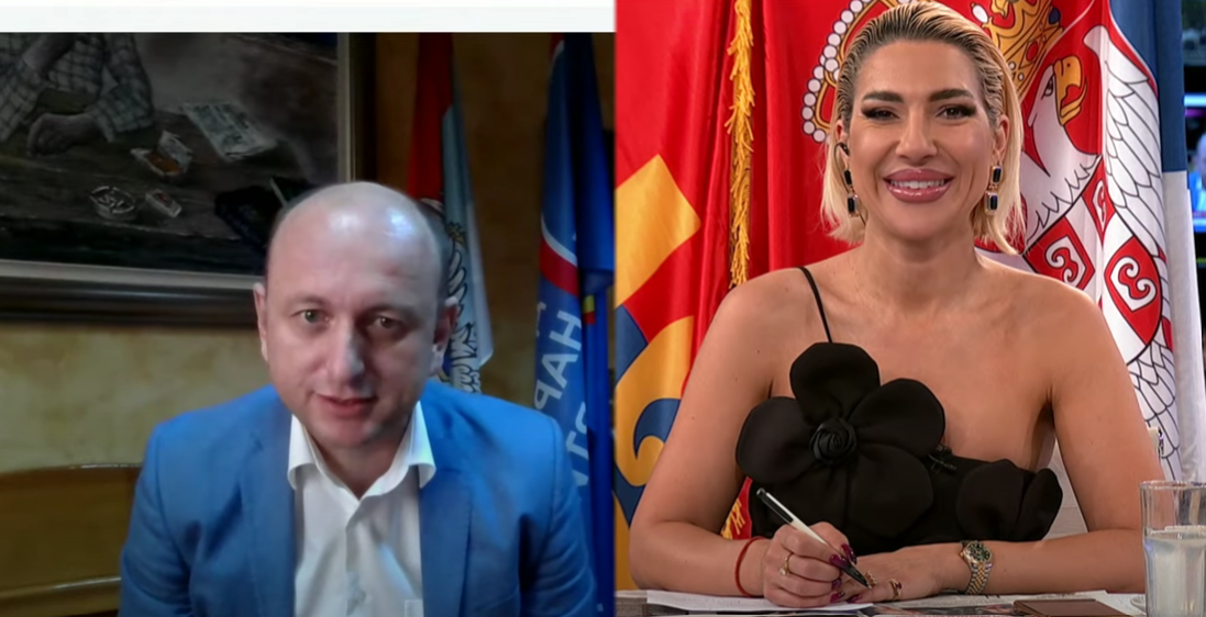 Knežević i Jeremić (Foto: TV Pink - stop kadar)