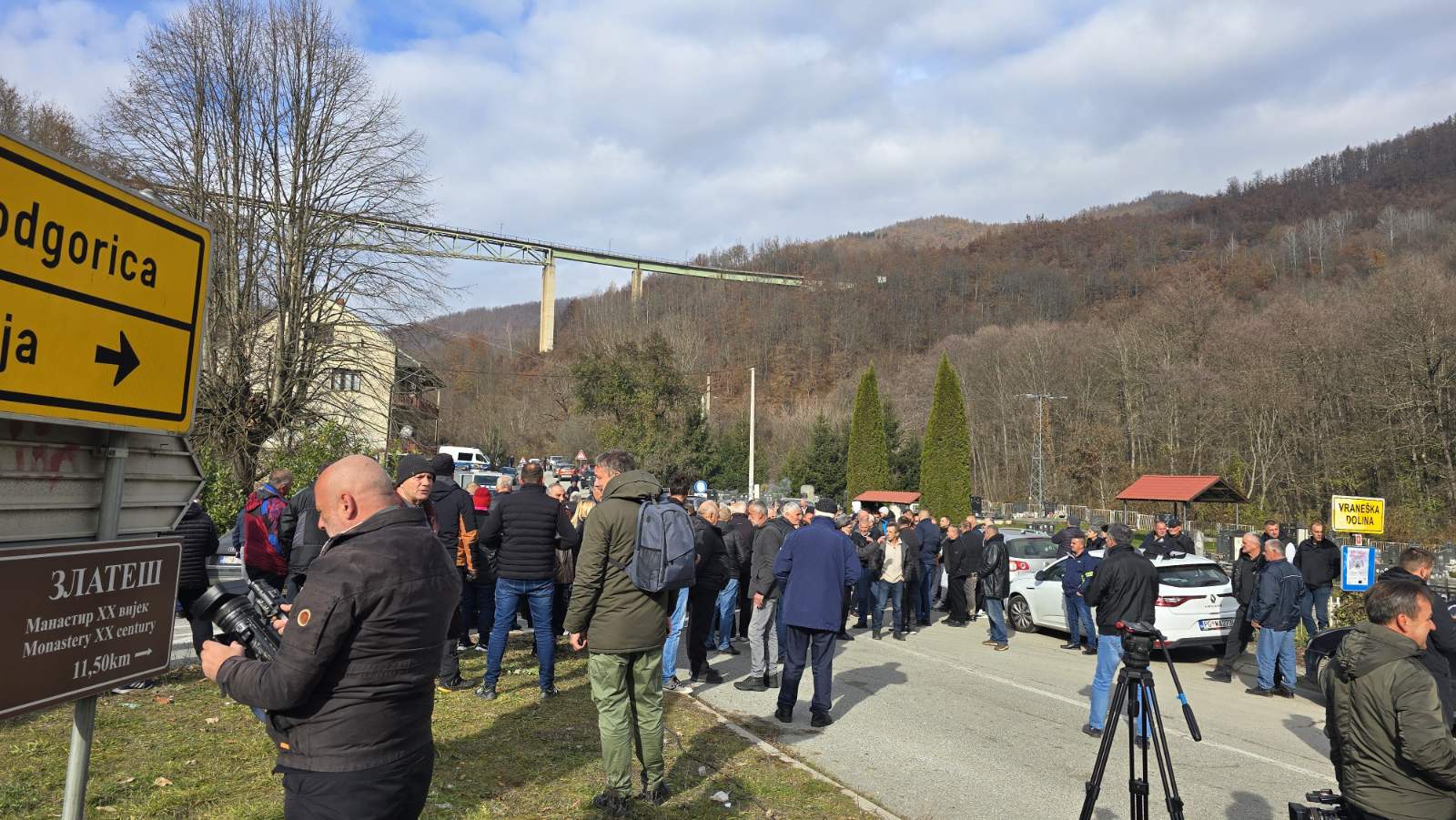 Protest mještana Vraneške doline